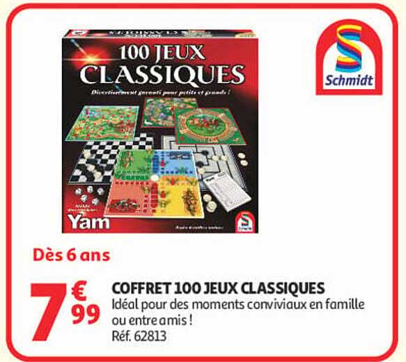 COFFRET 100 JEUX CLASSIQUES