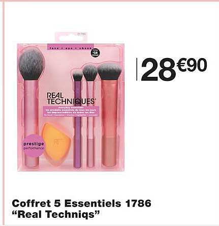 Coffret 5 Essentiels 1786 “Real Techniques”