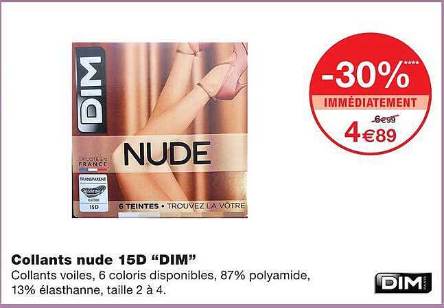 Collants nude 15D “DIM”