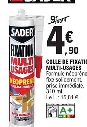 COLLE DE FIXATION MULTI-USAGES
