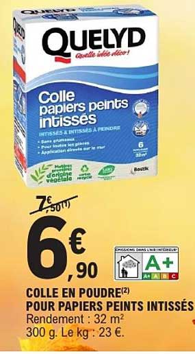Colle papiers peints intissés