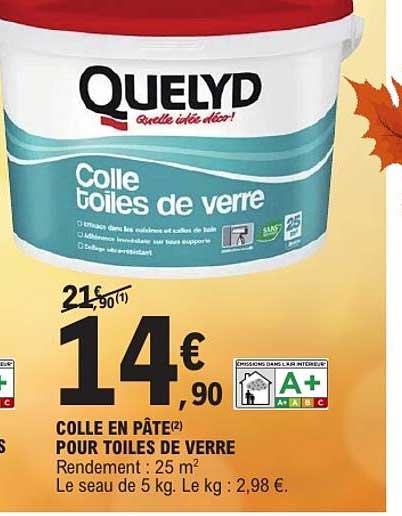 Colle toiles de verre