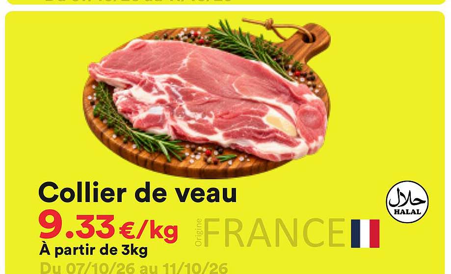 Collier de veau