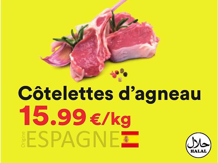 Côtelettes d’agneau