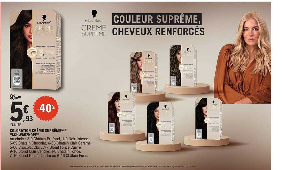 COULEUR SUPRÊME, CHEVEUX RENFORCÉS