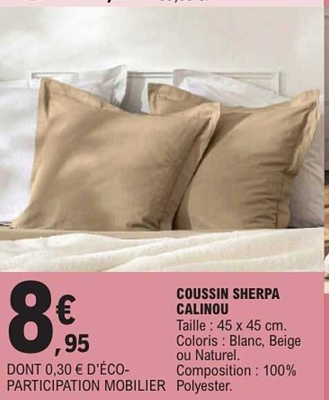 COUSSIN SHERPA CALINOU