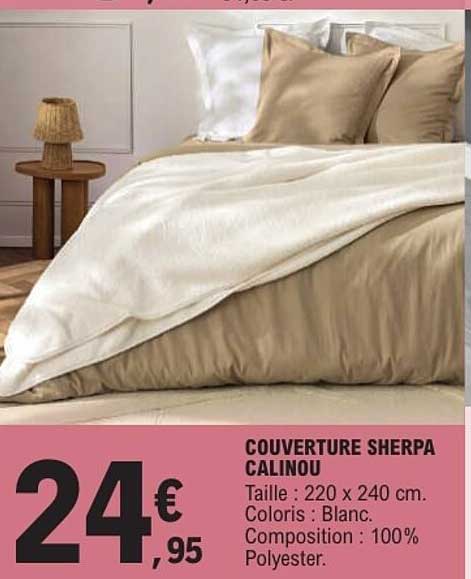 COUVERTURE SHERPA CALINOU