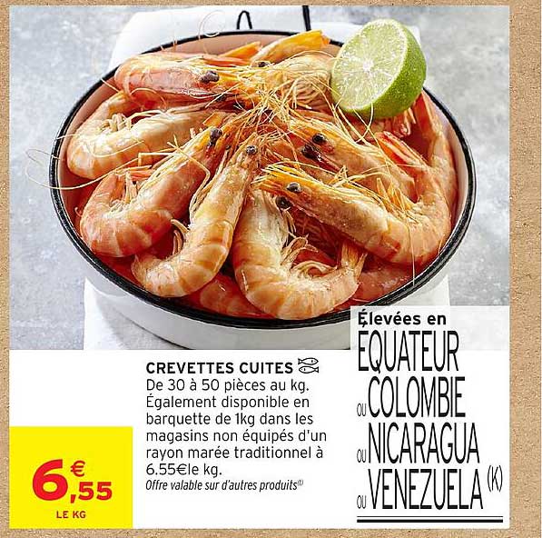 CREVETTES CUITES