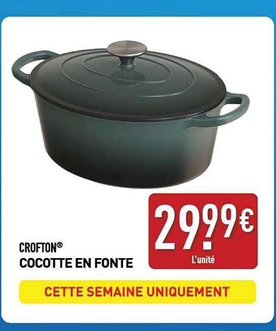 CROFTON® COCOTTE EN FONTE
