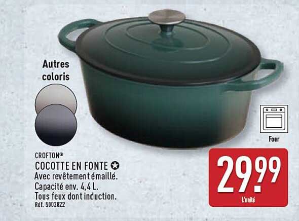 CROFTON® COCOTTE EN FONTE