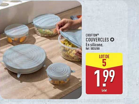 CROFTON® COUVERCLES En silicone. Réf. 5024180