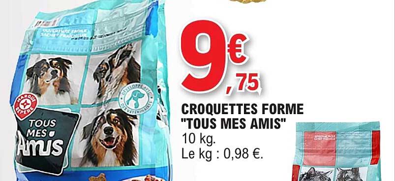 CROQUETTES FORME "TOUS MES AMIS"