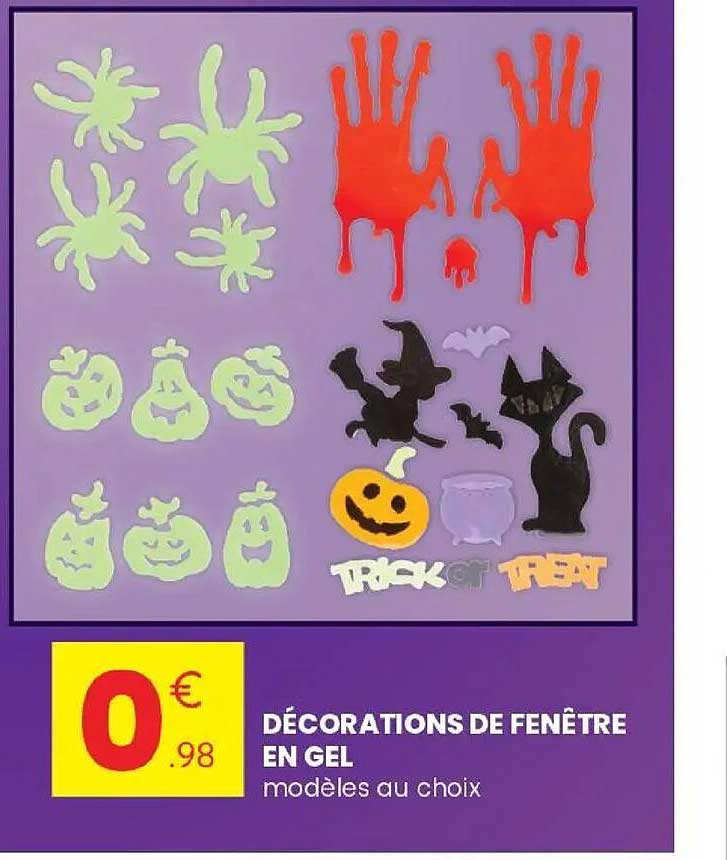 DÉCORATIONS DE FENÊTRE EN GEL