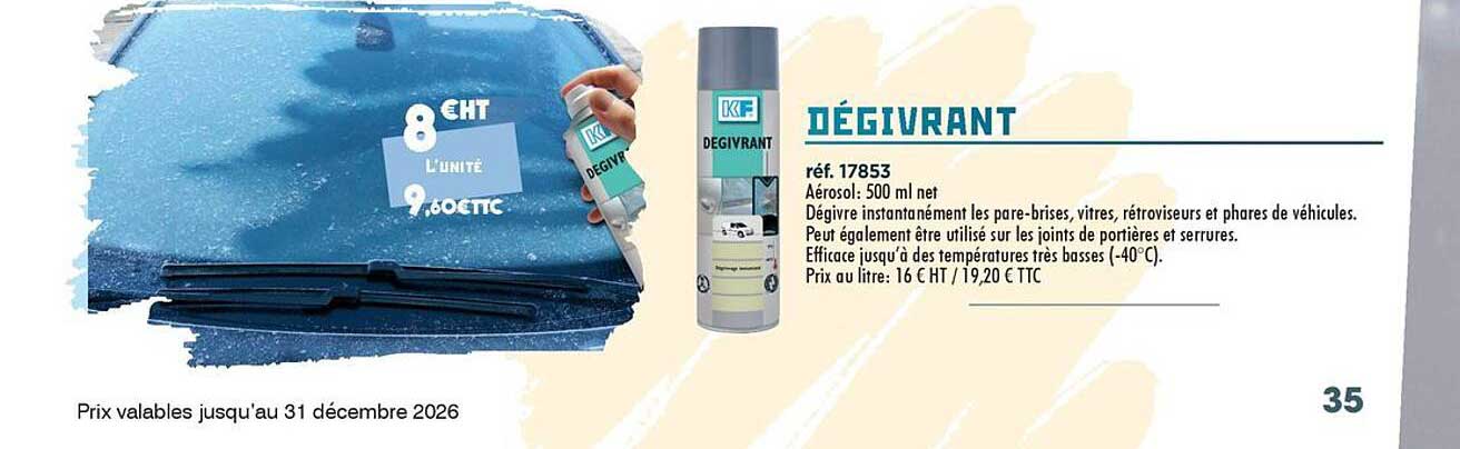 DÉGIVRANT
