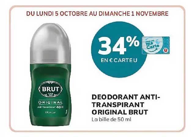 DEODORANT ANTI-TRANSPIRANT ORIGINAL BRUT