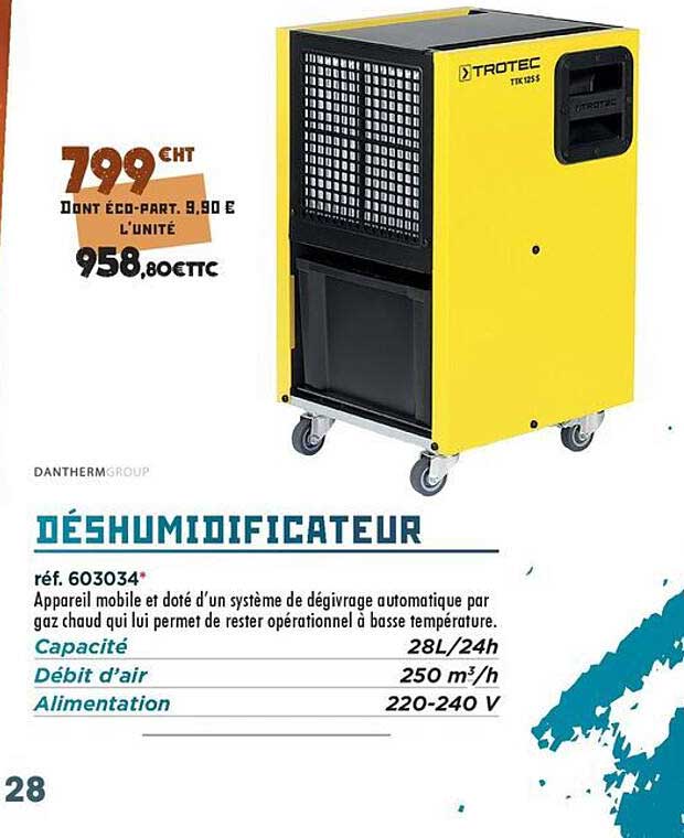 DÉSHUMIDIFICATEUR