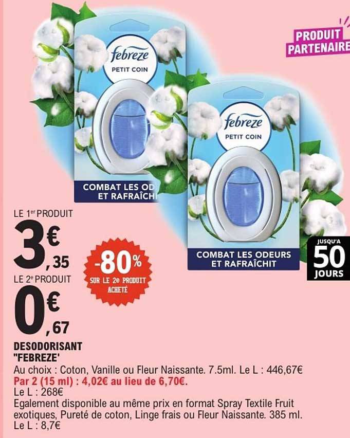 Désodorisant "Febreze"