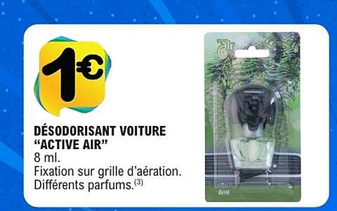 DÉSODORISANT VOITURE “ACTIVE AIR”