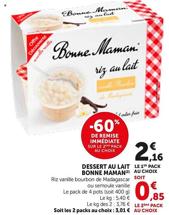 DESSERT AU LAIT BONNE MAMAN(2)