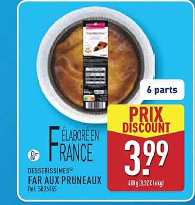 DESSERTS IMS® FAR AUX PRUNEAUX