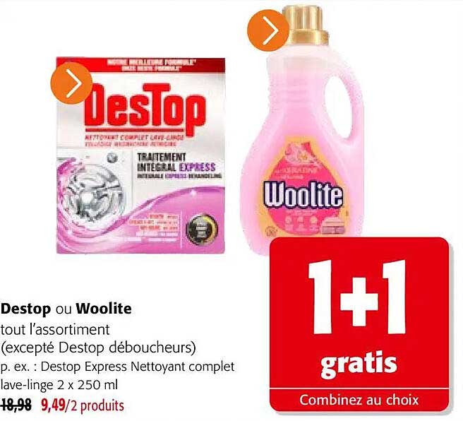 Destop ou Woolite