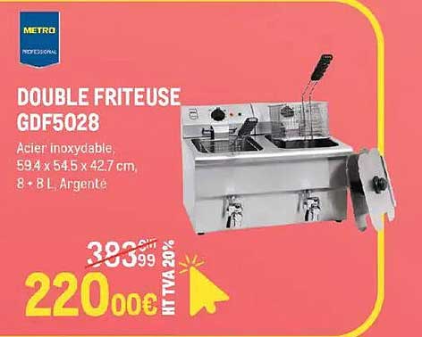 DOUBLE FRITEUSE GDF5028