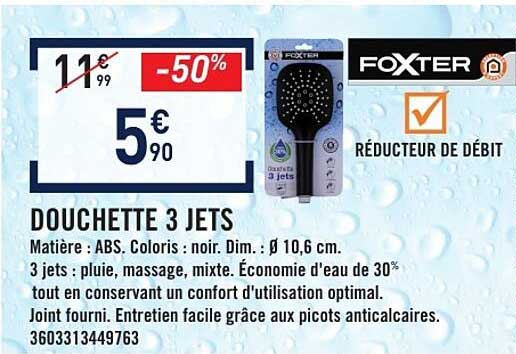 DOUCHETTE 3 JETS