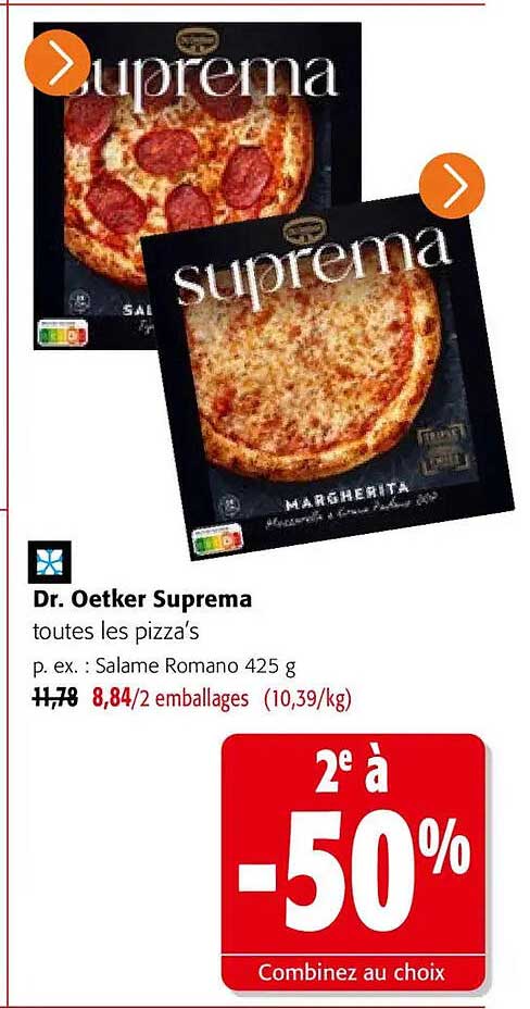 Dr. Oetker Suprema toutes les pizza's