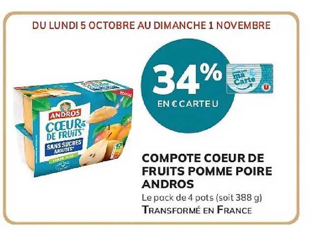 DU LUNDI 5 OCTOBRE AU DIMANCHE 1 NOVEMBRE