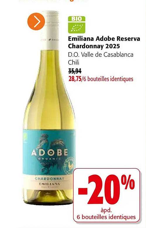 Emiliana Adobe Reserva Chardonnay 2025
