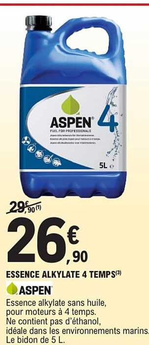 ESSENCE ALKYlate 4 TEMPS