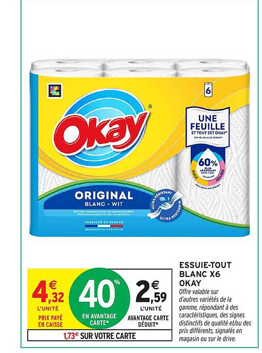ESSUIE-TOUT BLANC X6 OKAY