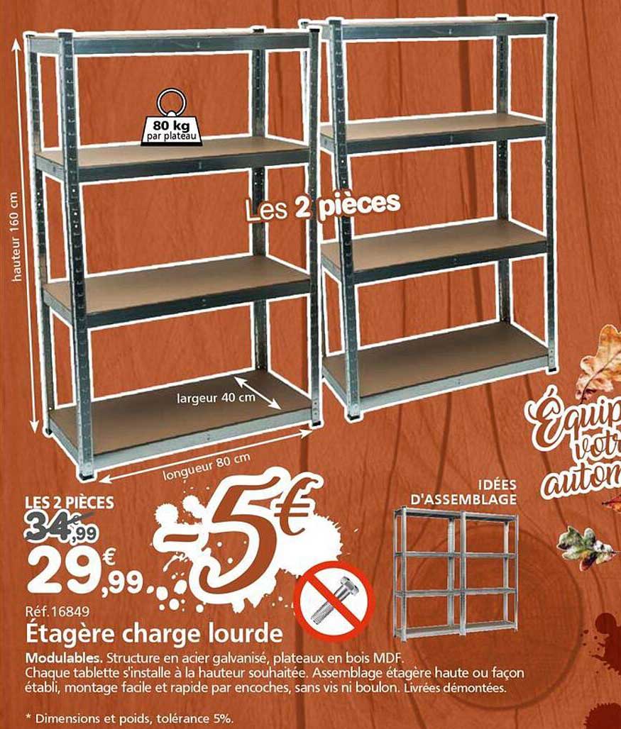 Étagère charge lourde