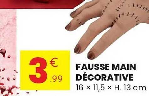 FAUSSE MAIN DÉCORATIVE