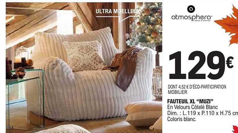FAUTEUIL XL “MUZI”