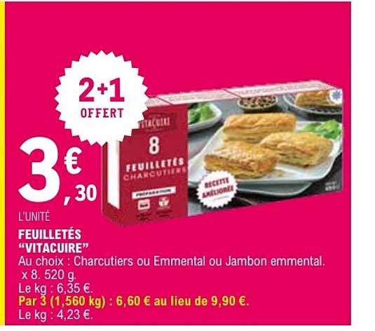 FEUILLETÉS "VITACUIRE"