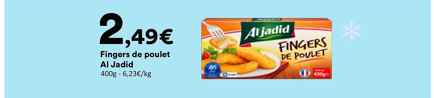 Fingers de poulet Al Jadid