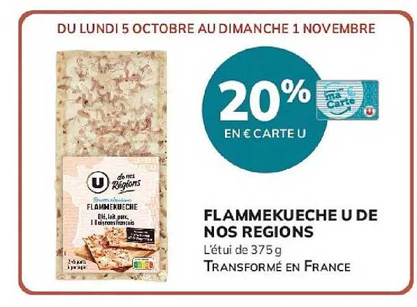 FLAMMEKUECHE U DE NOS REGIONS