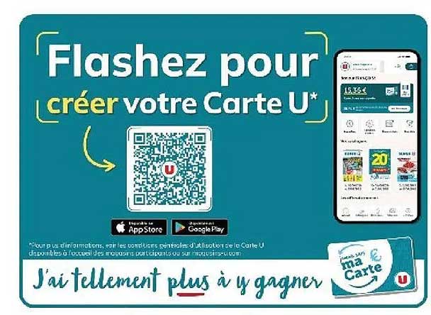 Flashez pour créer votre Carte U*