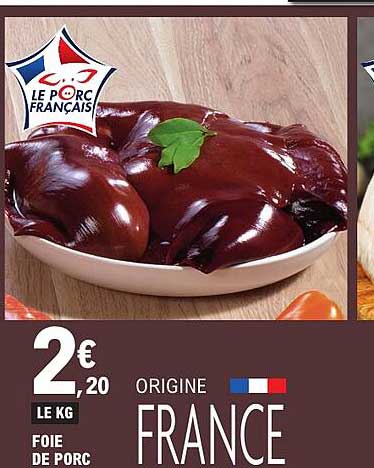FOIE DE PORC