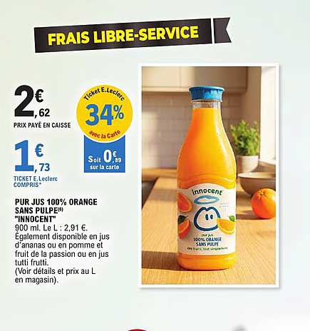 FRAIS LIBRE-SERVICE
