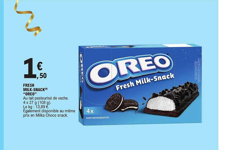 FRESH MILK-SNACK “OREO”
