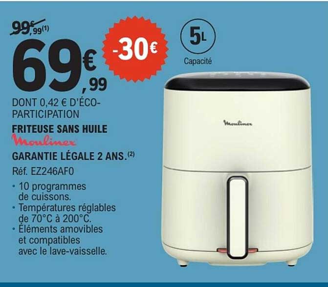 FRITEUSE SANS HUILE Moulinex