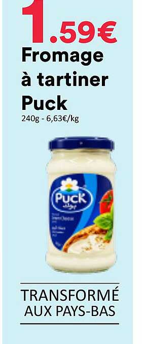 Fromage à tartiner Puck