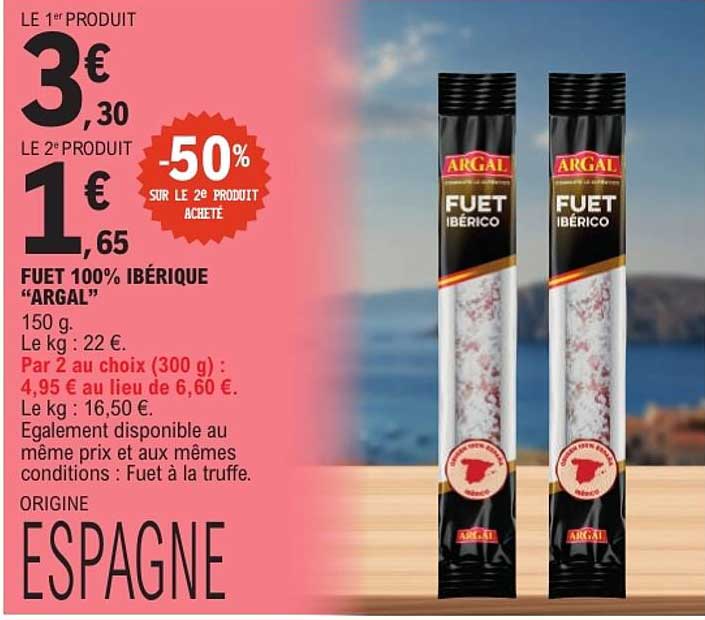 FUET 100% IBÉRIQUE “ARGAL”