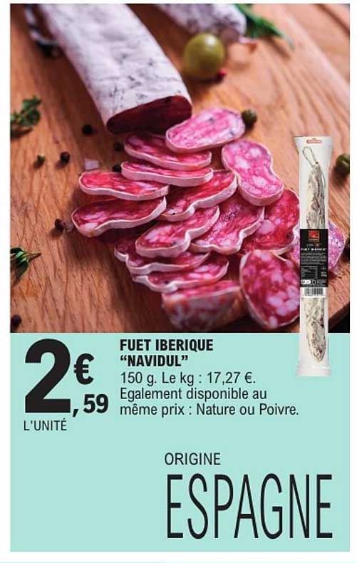 FUET IBERIQUE "NAVIDUL"