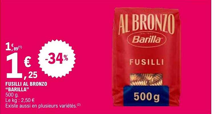 FUSILLI AL BRONZO "BARILLA"