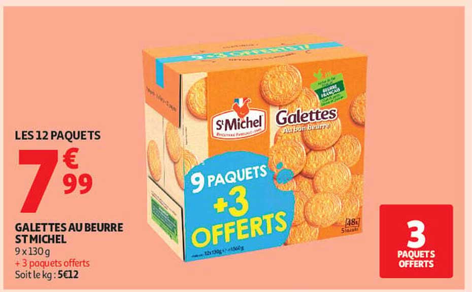 GALETTES AU BEURRE ST MICHEL