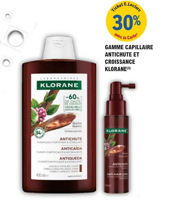 GAMME CAPILLAIRE ANTICHUTE ET CROISSANCE KLORANE(3)