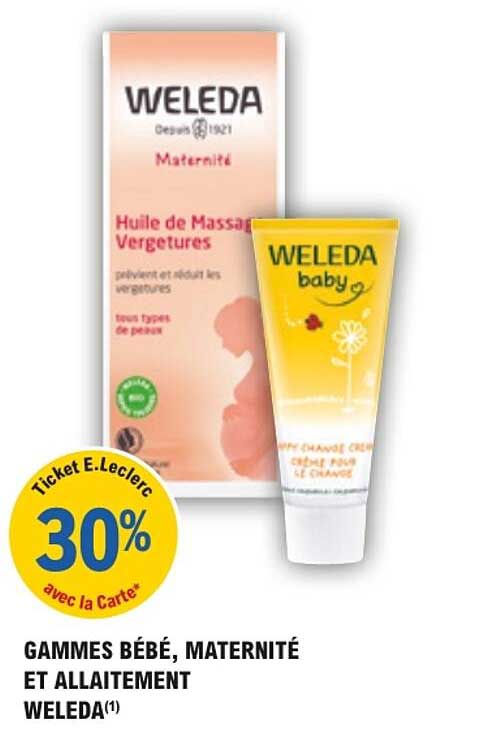 GAMMES BÉBÉ, MATERNITÉ ET ALLAITEMENT WELEDA(1)